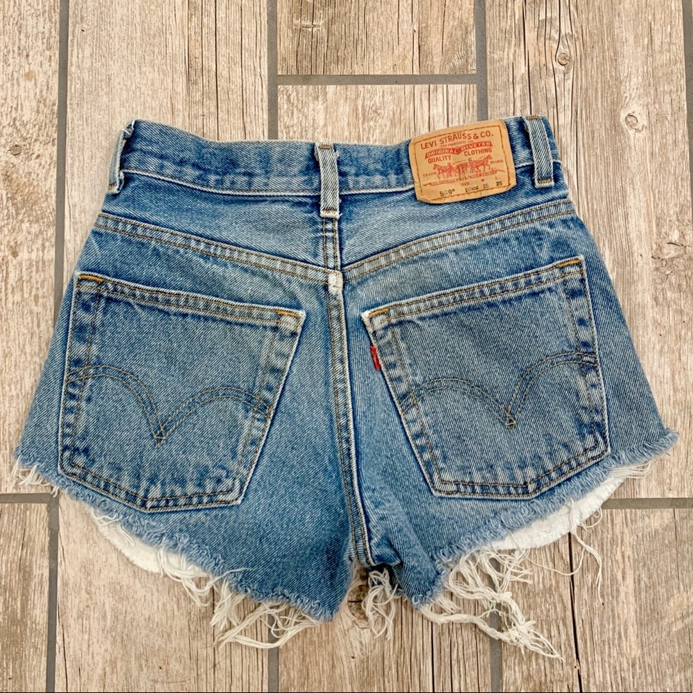 Levi’s cutoff denim shorts